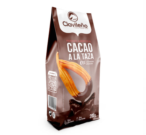 Cacao A La Taza Sin Azúcar-S/Gluten–Sin Lactosa