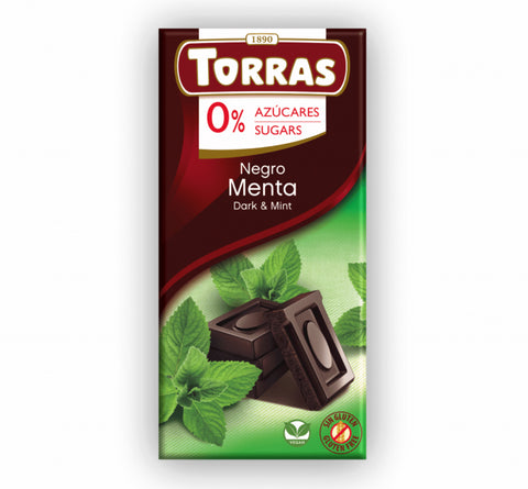 Chocolate Negro Con Menta Sin Gluten