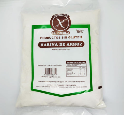 Harina De Arroz Sin Gluten